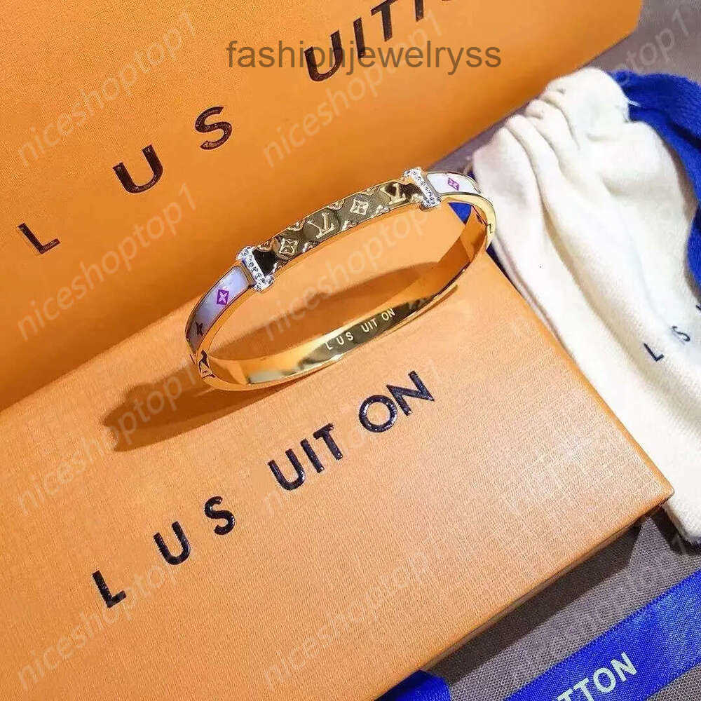 Louise lvs bracelets designer jewlery for women bracelet stainless steel jewelry 18k gold bangle woman lock lvness Bracelet couple bc1