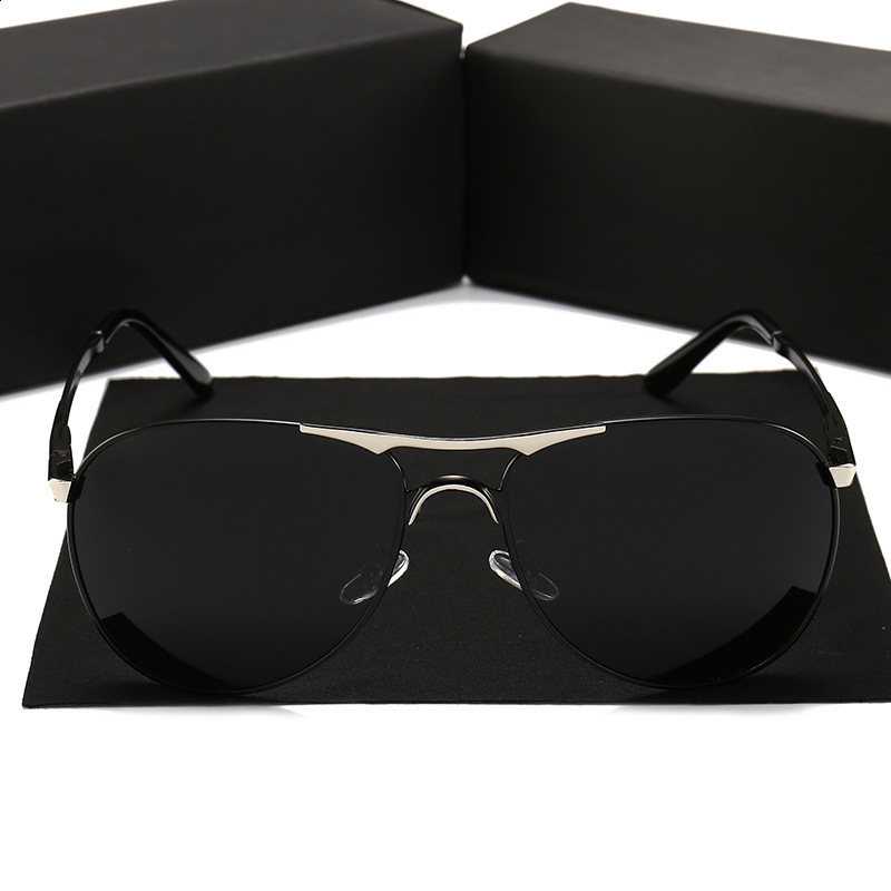 Sunglasses Polarized for Men Classic Sun GlassesHigh Quality Eyewears Pilot Goggle UV 400 Protection 88711 240910