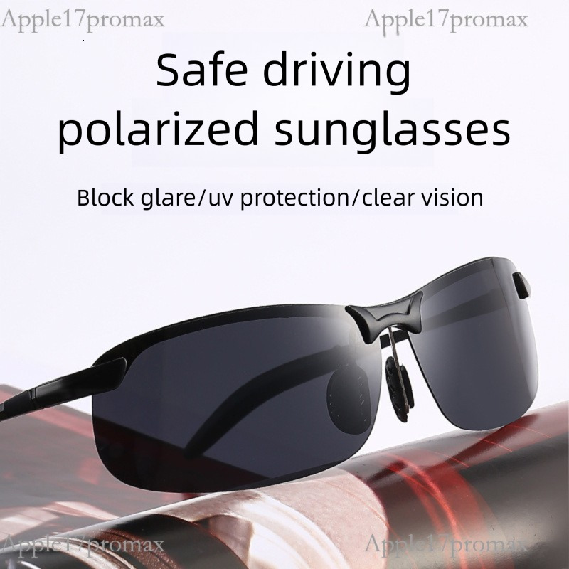 Luxury Brand Designer Polarized Night Vision Sunglasses Color-changing Sunglasses Men's Driving Glasses Fishing Glasses All-weather Driving Glass
