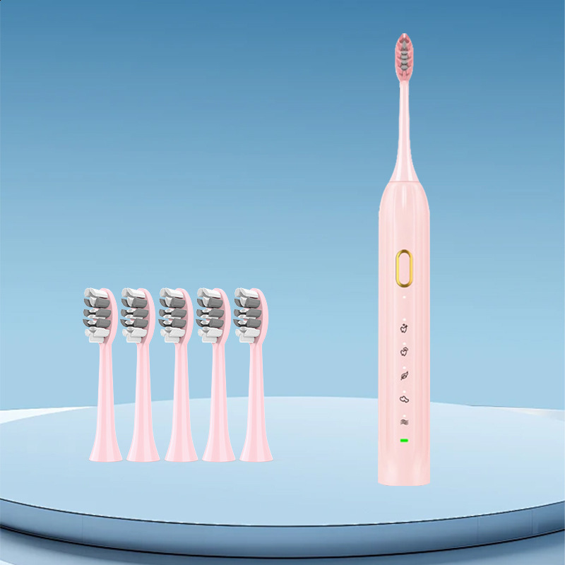 Roman Column Rechargeable Adult Electric Toothbrush 5Speed Intelligent Soft Bristle Household Magnetic Levitation 8Level Waterproof Sonic 250519
