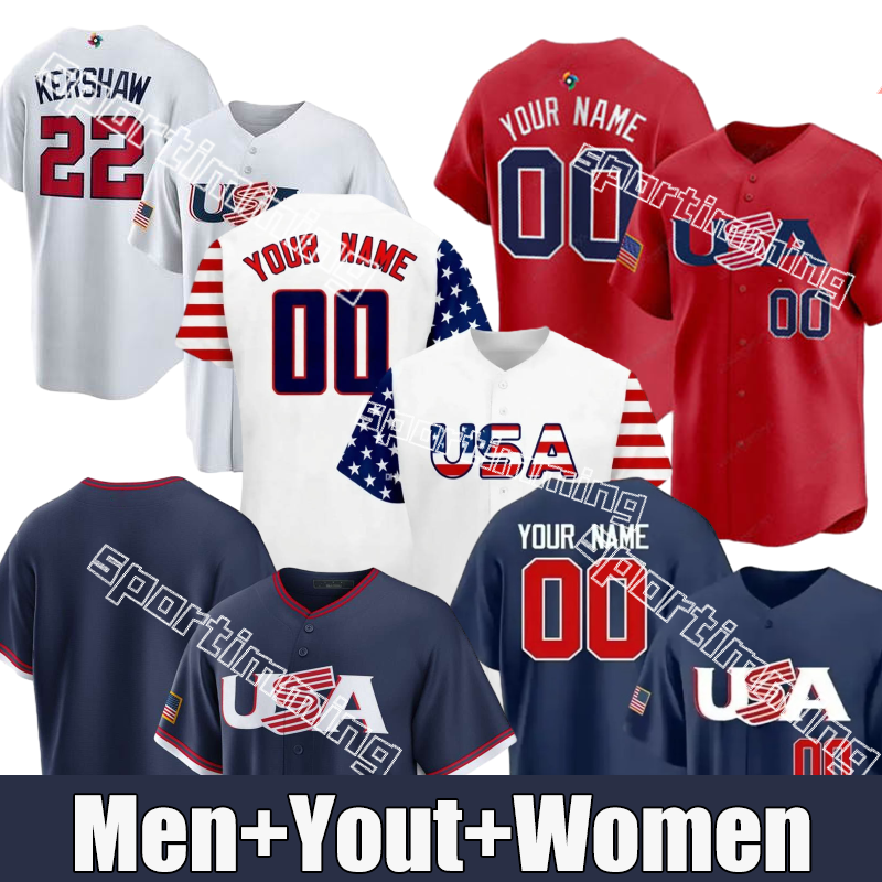 Team USA Baseball Jersey 2026 World Baseball Classic Jersey Skubal Harper Judge Webb Bednar Miller Wheeler
