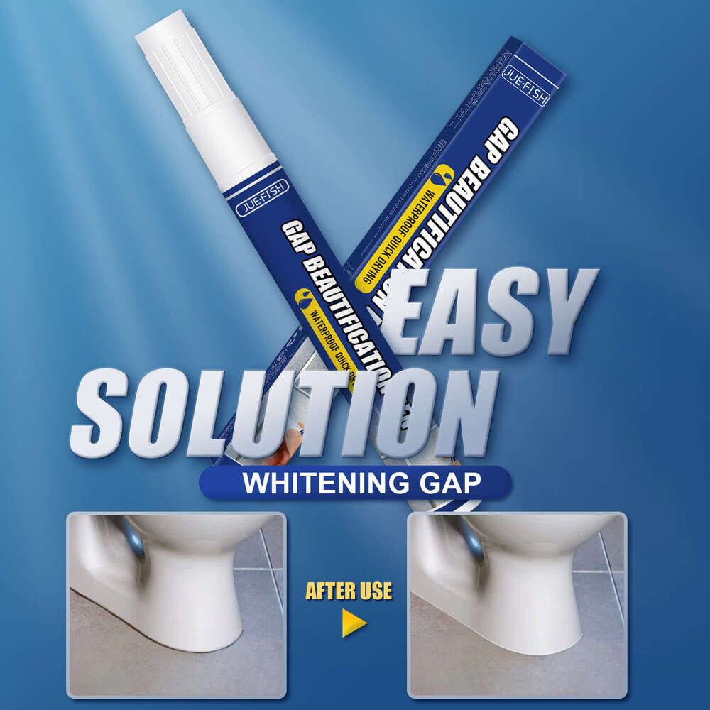 Jue-Fish Grout for Living Room Bedroom Bathroom Floor Sink Tile Gap Beautification Waterproof Stain Removal Pen S260202