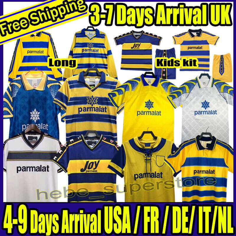 Parma Calcio 1913 Retro 1995 1996 1998 1999 2000 2002 2003 palma soccer jersey 95 96 97 98 99 01 02 03 vintage football shirt kits STOICHKOV