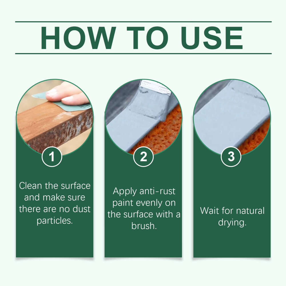 JAKEHOE Anti-Rust Paint Iron Gate Railing Decoration Metal Renovation Coating Primer Conversion Agent S260202