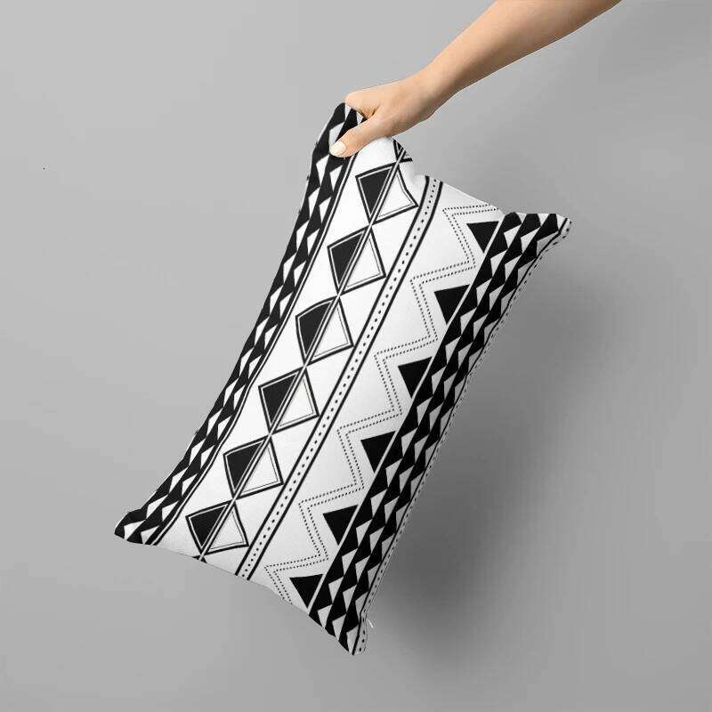 Black striped long sofa bedroom bedside removable and washable multi-size 30x50, 40x60, 50x70 pillowcase