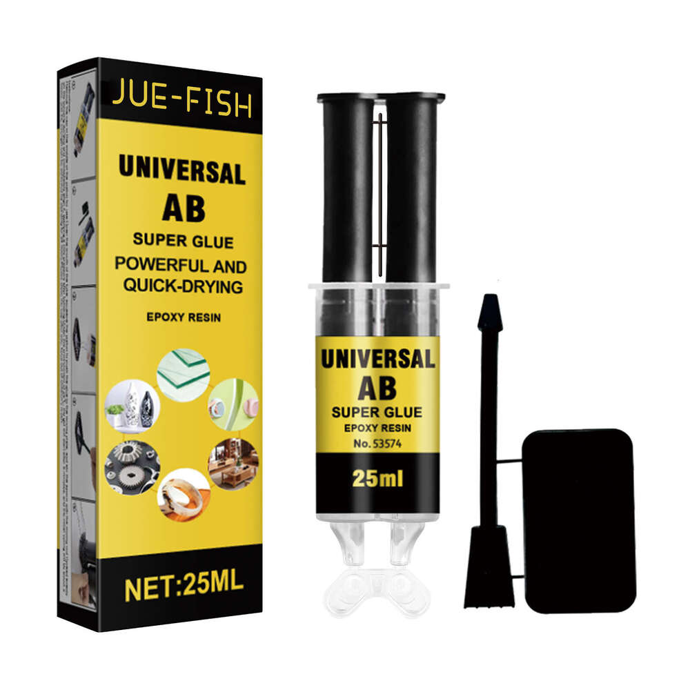 Jue-Fish Casting Epoxy Resin AB Waterproof High Temperature Resistant Multi-functional Metal Crack Repair Glue S260202