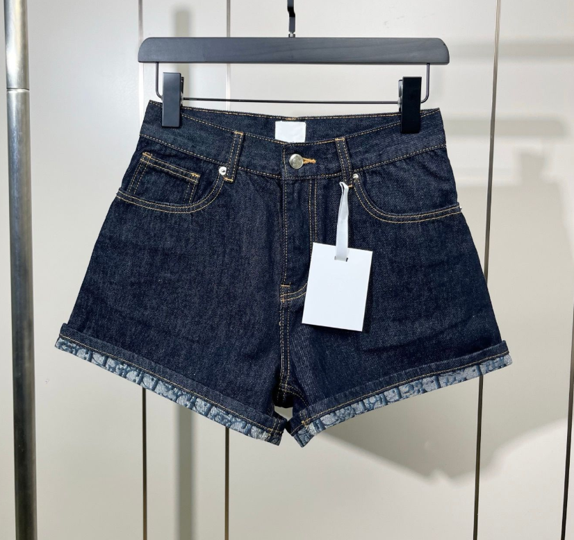 Designer Jeans Women Embroidery Denim Shorts Women's Shorts Jeans Summer High Waist Denim Short Pants