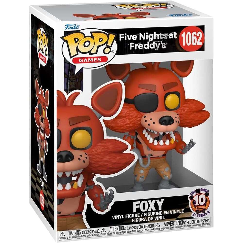 2026 New New Funko ! Games: Five Night's At Freddy's FNAF Foxy Collectable Vinyl Gift Idea Official Merchandise Toys For Kids & Adults - Model Figure