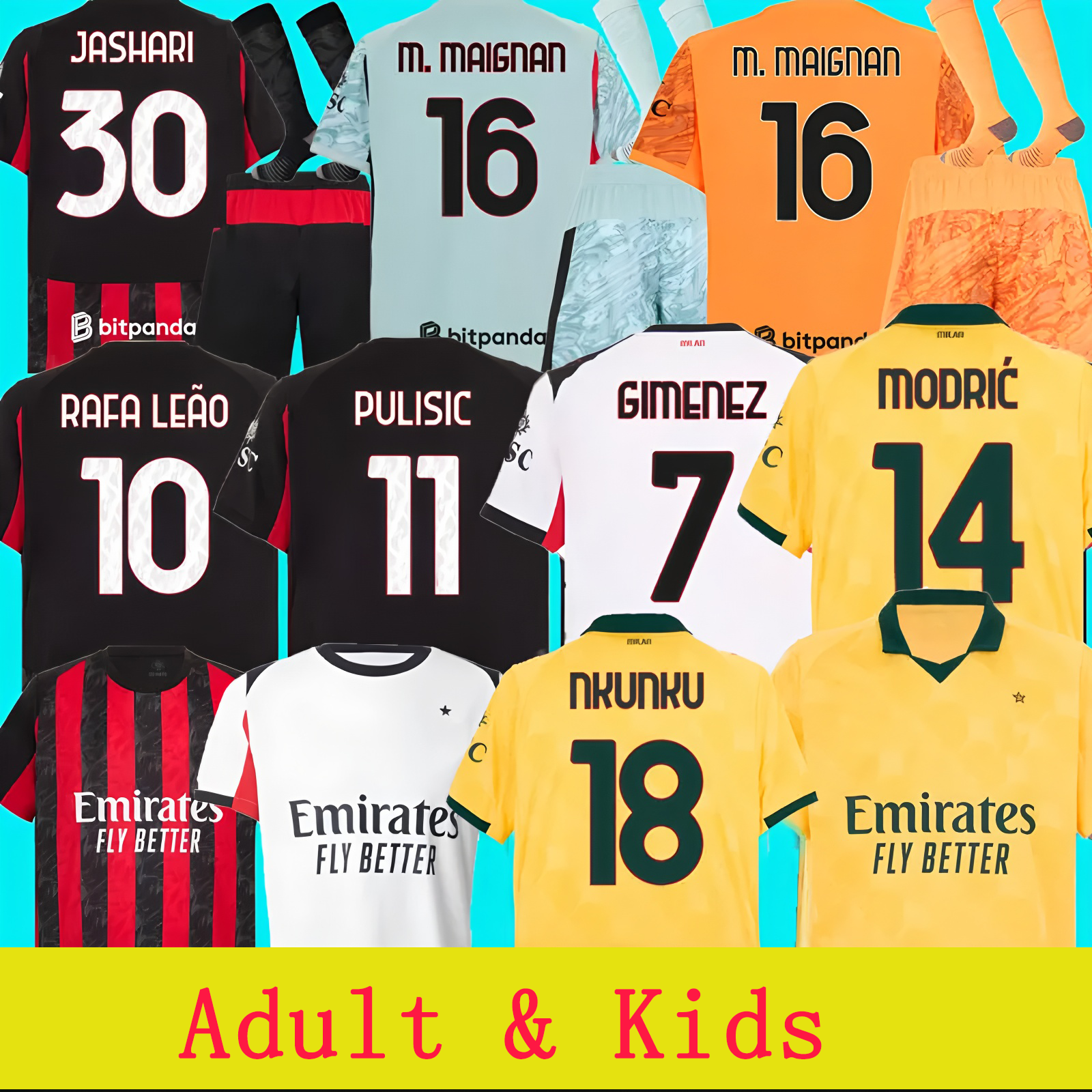 25 26 Maglia Modric MILANS Soccer Jerseys NKUNKU JASHARI Estupinan RICCI 125th Anniversary 2025 2026 PULISIC ROMAGNOLI RAFA LEAO Football shirts uniform Gimenez