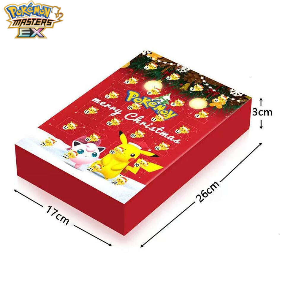 HOT Pokemoned Christmas Advent Calendar Box 24pcs Kawaii Pikachu Anime Figures Children Toys For Boys Girls Kid Xmas Gifts L260203 - view 3