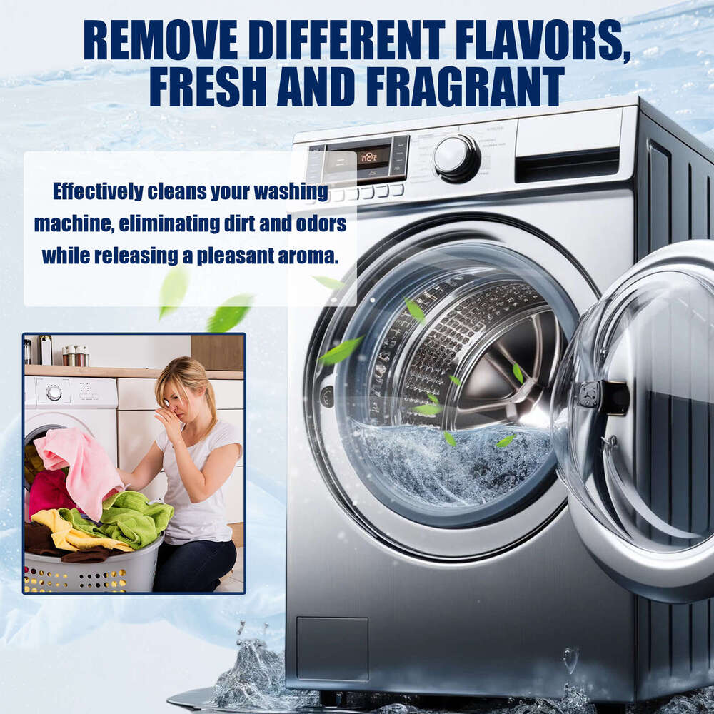 jakehoe Washing Machine Tub Water Tank Dirt and Odor Removal Cleaning Tablets S260202