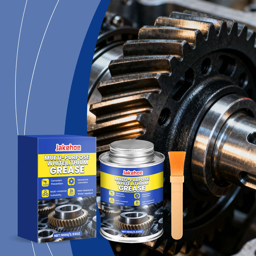 Jakehoe Multi-Purpose White Lithium Grease Daily Multi-Functional Noise Reduction Smooth Cleaning Anti-Rust Lubricant S260202