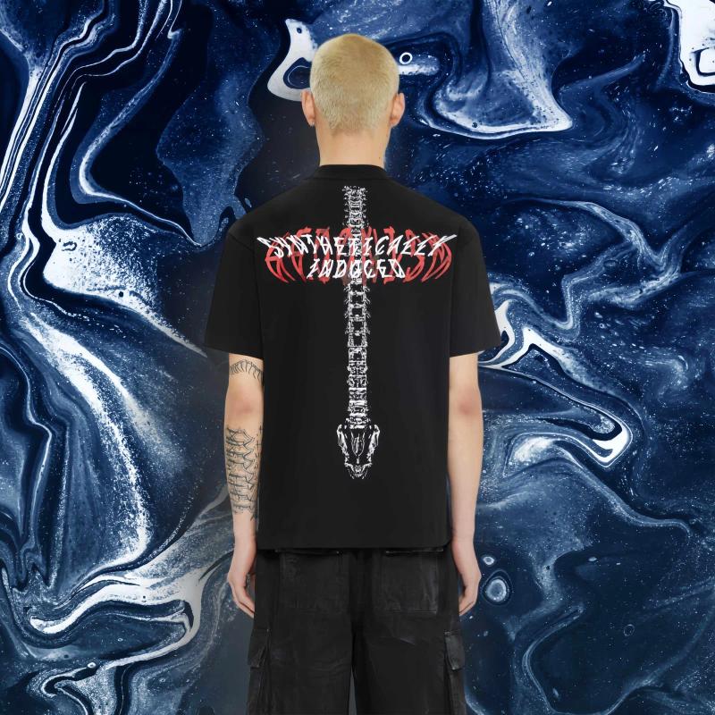 Men's T Shirts Graphic Printing 44 LABEL Brand Style Moto Rider T-shirt Year Gift Top Clothing Vintage Print Shirt In Tops Tees