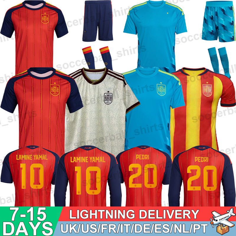 Spain Jerseys Football Soccer Jerseys World Cup 2026 Retro Football Shirts Tops Kits Men Kids Women Fans Player 3XL 4XL
