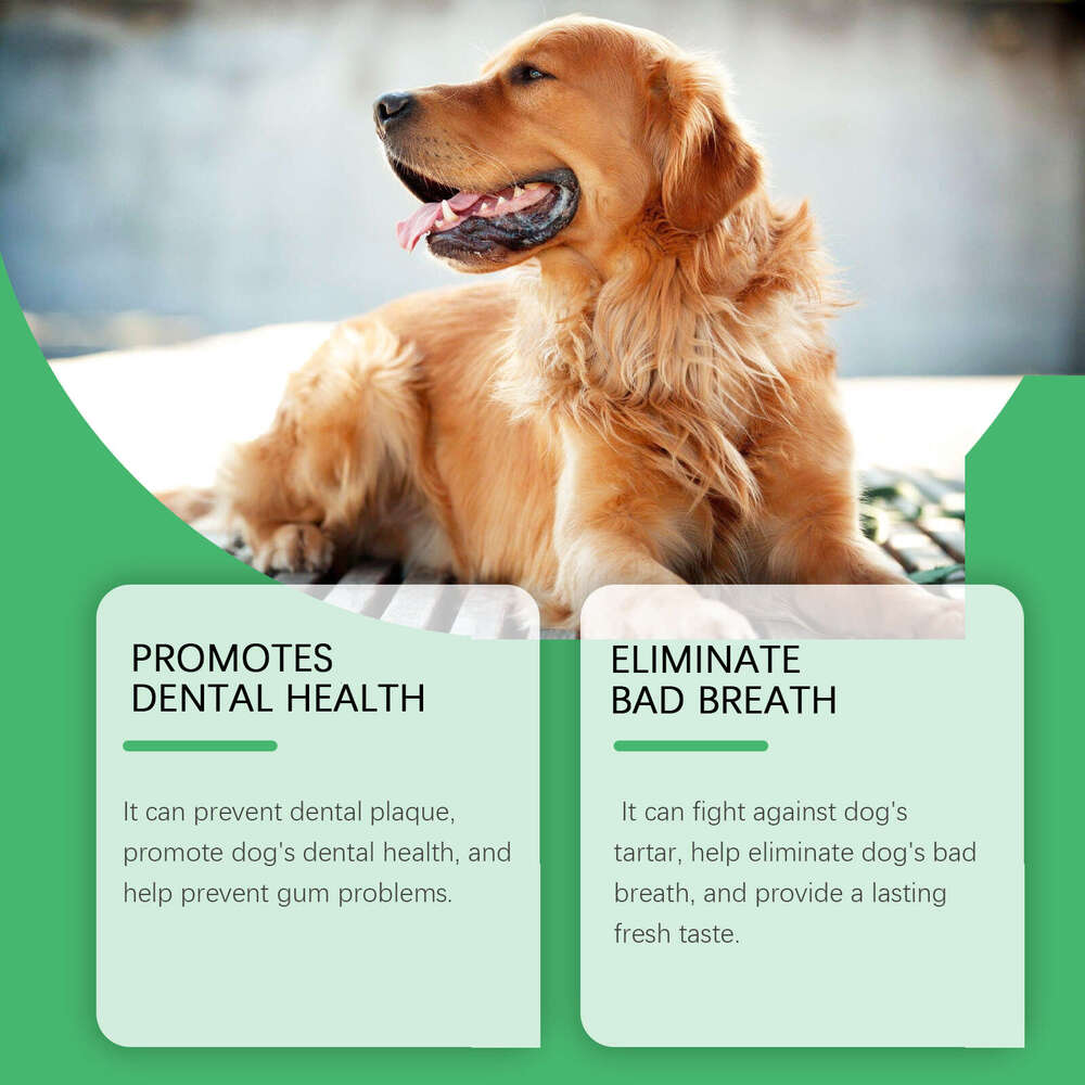 Yegbong Pet Oral Water for Dogs, Cleans Teeth, Tartar, Odor, Long-lasting Fresh Care S260203