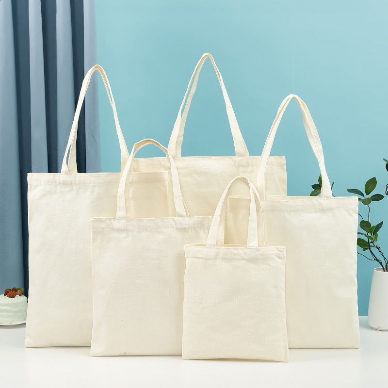 Sublimation Heat Transfer Student Art DIY Ecofriendly Tote Canvas 241213