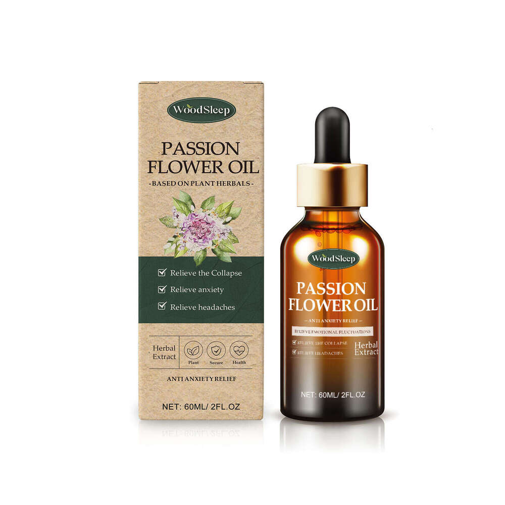 WoodSleep Passionflower Plant Essential Oil Fresh Flower Essence Massage Helps Quiet Sleep Moisturizes Skin S260203