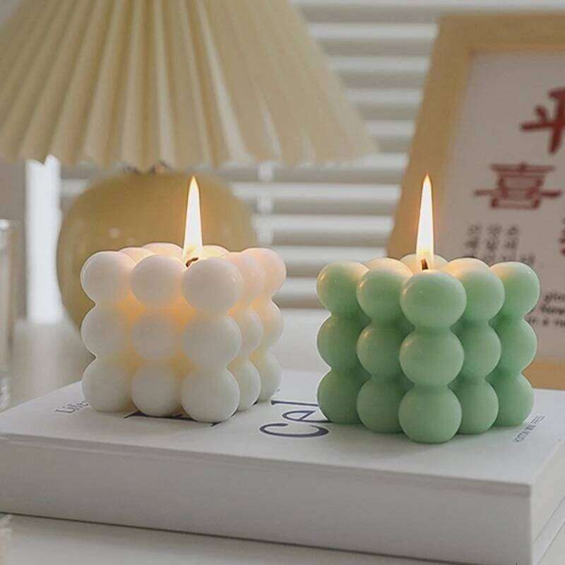 Big Cube Bubble Soy Wax Aroma Scented Candles Home Decorations Birthday Gift Modern Stylish S260204
