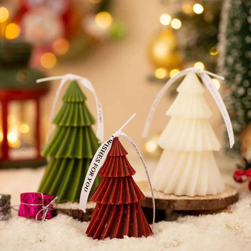 1PCS Aromatherapy Christmas Theme Family Ornaments Decorative Scented Candle for Home Decoration S260204