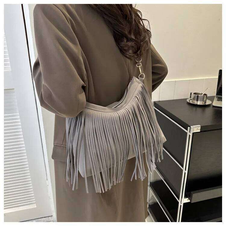 handbag women bags brands 2023 large capacity tassel bag C260204