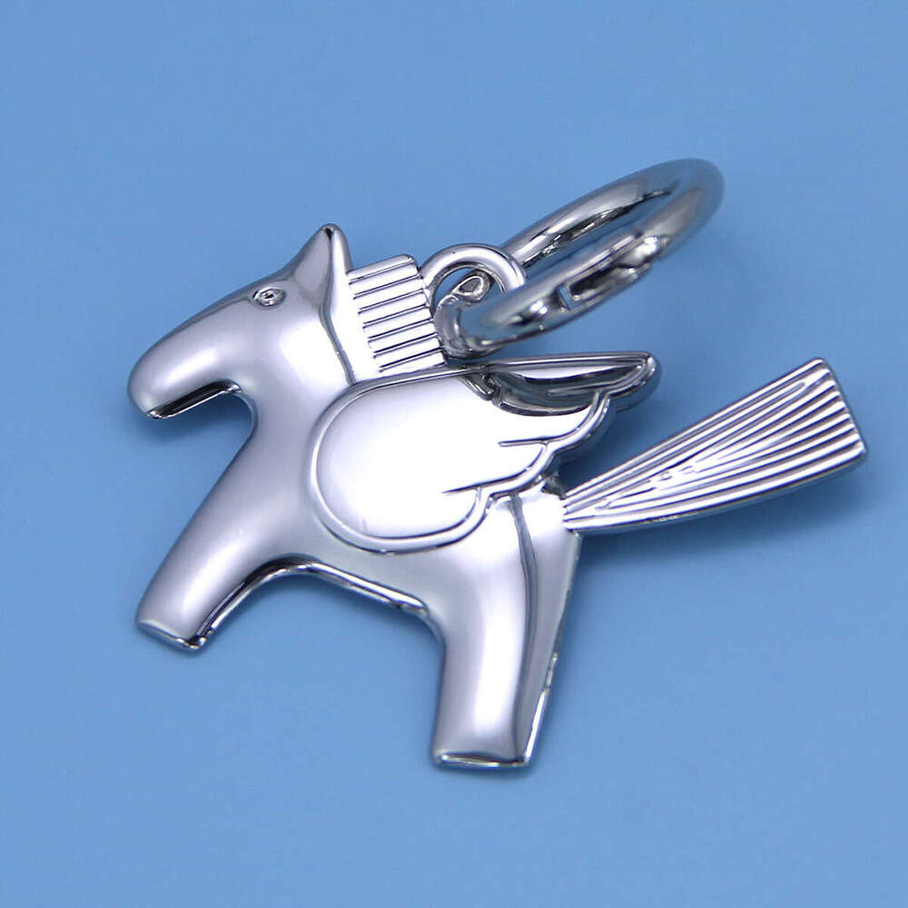 Alloy Backpack Keychain Trendy Little Pegasus Pendant Bag Decoration Car Hanging Ornament