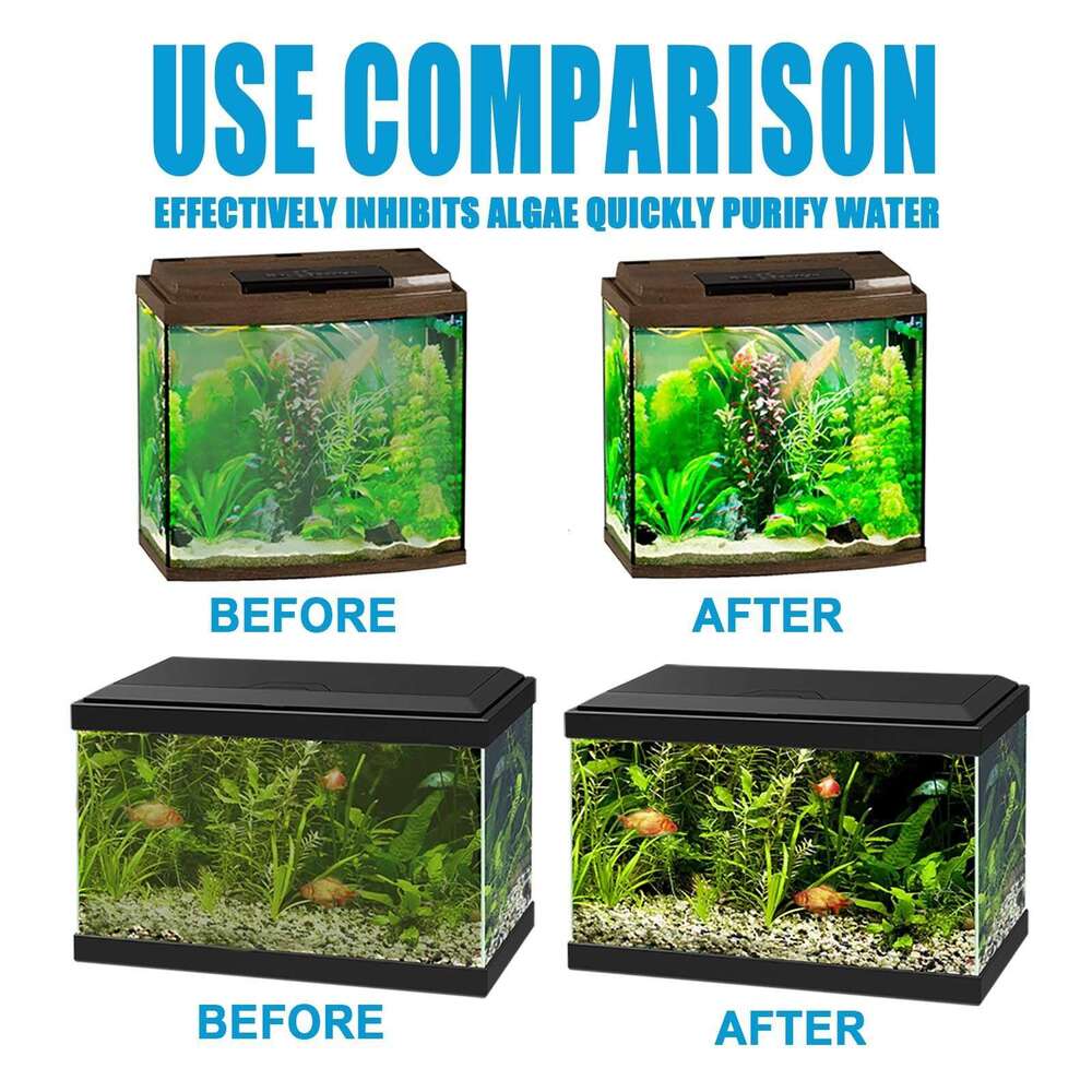 Jaysuing and Green Water Agent Fish Tank Moss Aquarium Algae Remover Solution S260203