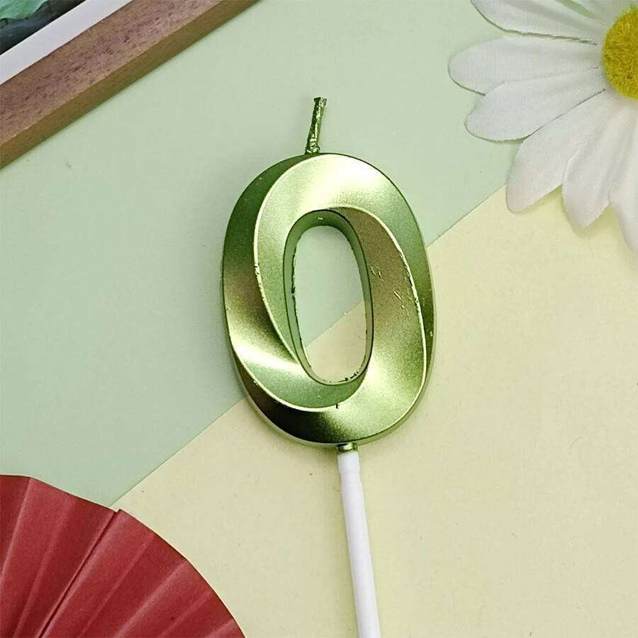 Hot Sale Opera House Birthday Number Creative Party High Quality Anniversary Celebration Digital Cake Decorative Candles S260204