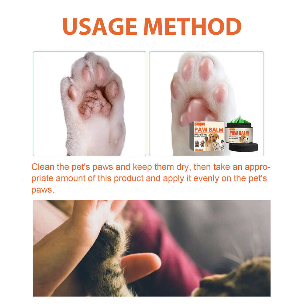 Yegbong Pet Moisturizing Nourishing Anti-Dry Crack Cat Dog Protection Foot Pad Paw Balm S260203