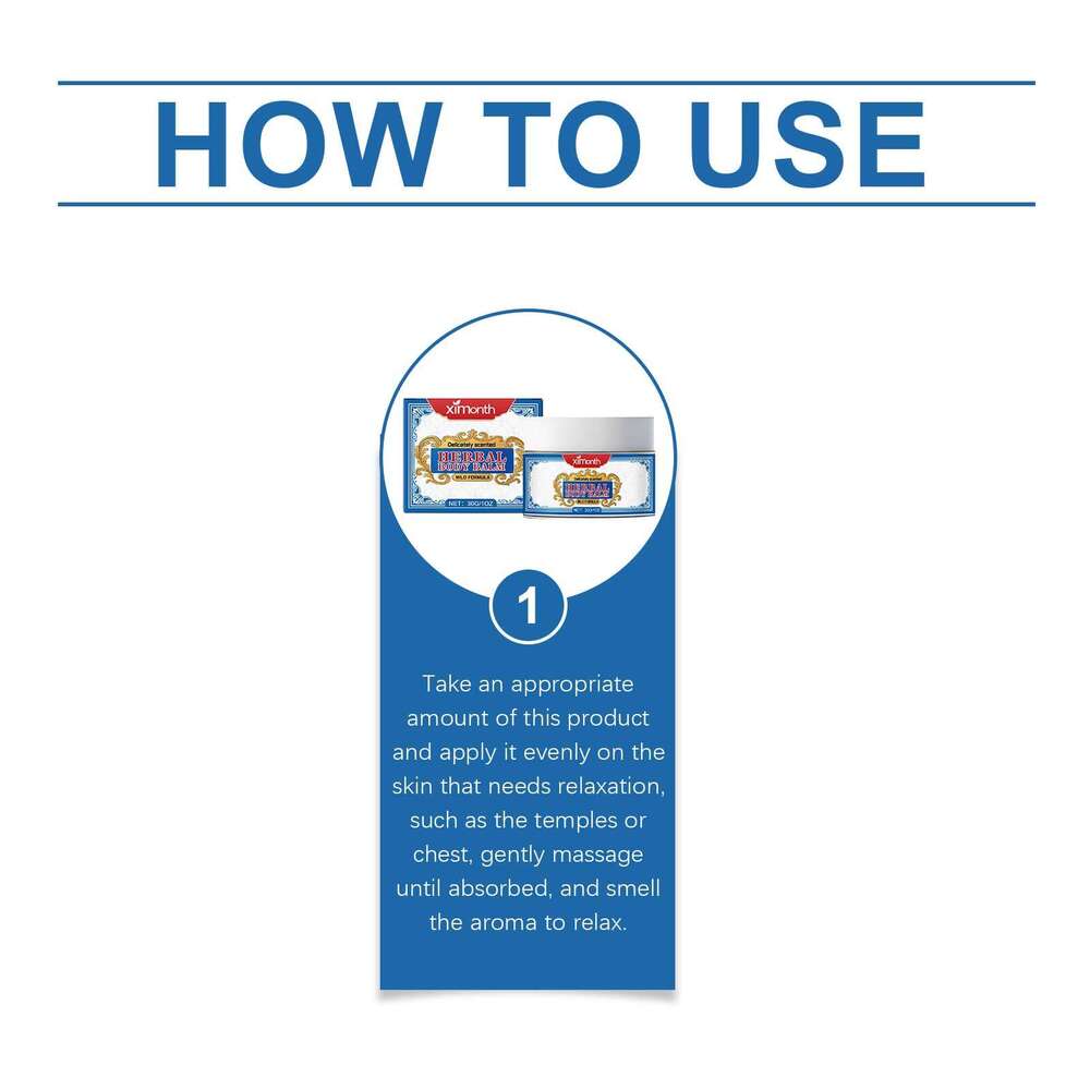 Ximonth Herbal Cream Bedtime Relaxation Plant Essence Fragrance Daily Care Nighttime Comfort Sleep S260203