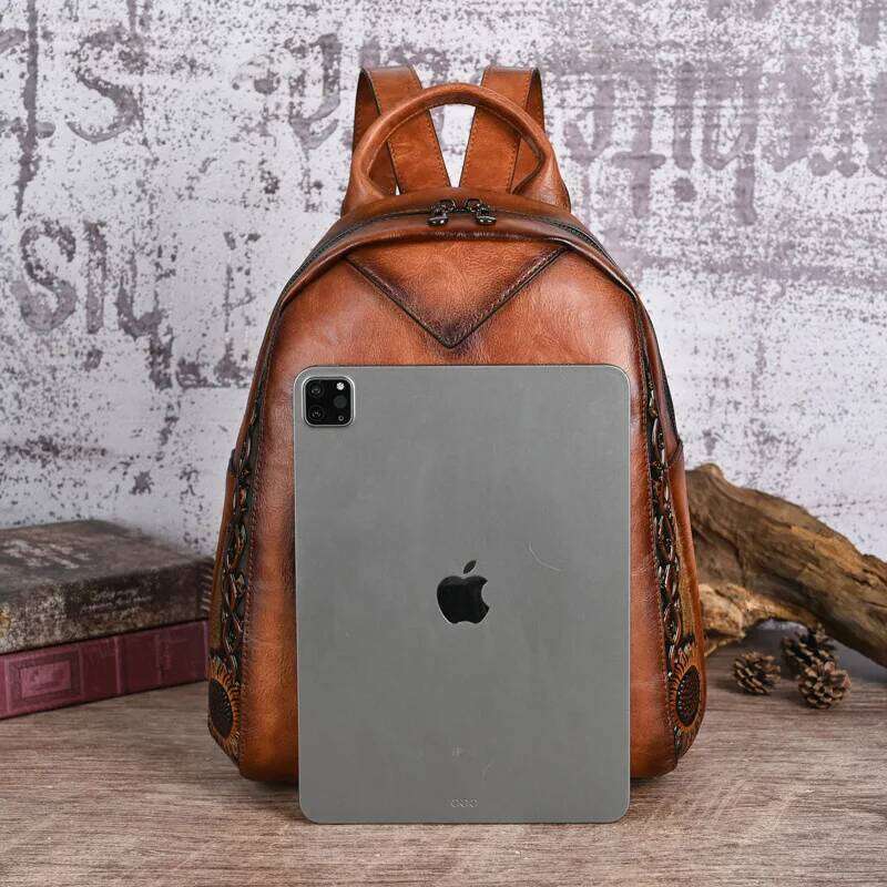 MOTAORA 2025 New Women's Backpack For Women Leather Bag Vintage Embossed Feminina Backpacks Ladies Travel Bags Handmade 9 Colors Z260204