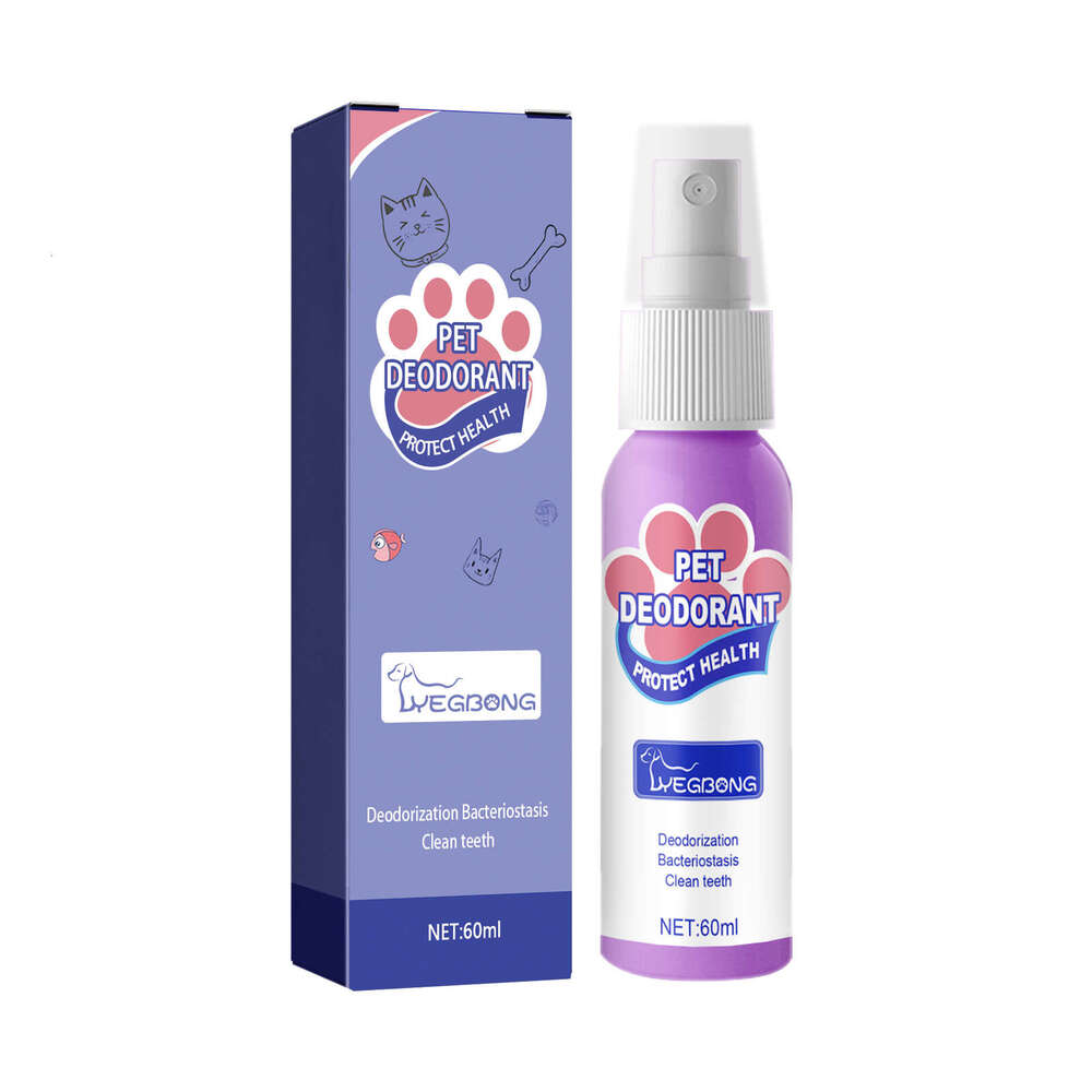 Yegbong Dog Bad Pet Oral Cleaning Cat Deodorization Odor Removal Fresh Breath Spray S260203