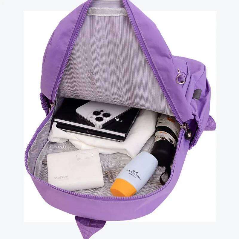 Students Large Capacity School Multi-layer Design Travel Backpack Waterproof Lightweight Oxford Cloth Bags for Women Z260202