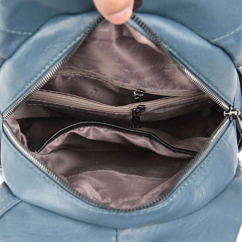 Women Leather Backpacks Zipper Female Chest Bag Travel Back Pack Ladies Bagpack Mochilas School Bags for Teenage Girls Sac A Dos Z260204