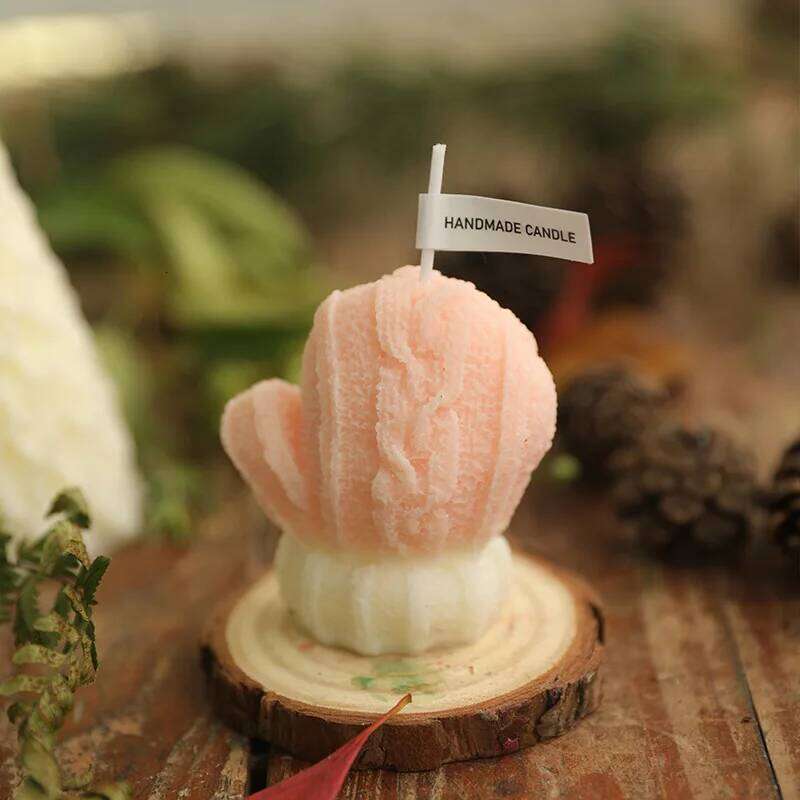 1Pcs Creative Christmas Gloves Handmade Scented Candle Aromatherapy Soy Wax Candles Party Guest Gifts Home Decoration S260204