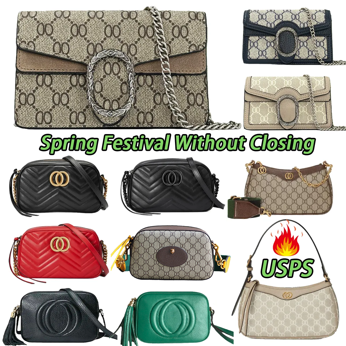 Dionysus Mini Designer Bag Women Shoulder Bag Fashion Leather Chain Classic Letter Wallet Stylish Luxury Shoulder Bags Lady Underarm Bag