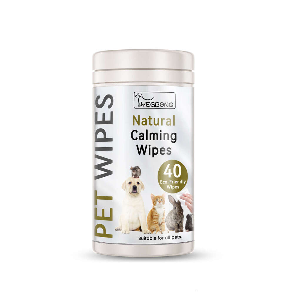 Yegbong Pet Cat Dog Body Gentle Wax Ear Mite Eye Dirt Stain Cleaning Wipes S260203