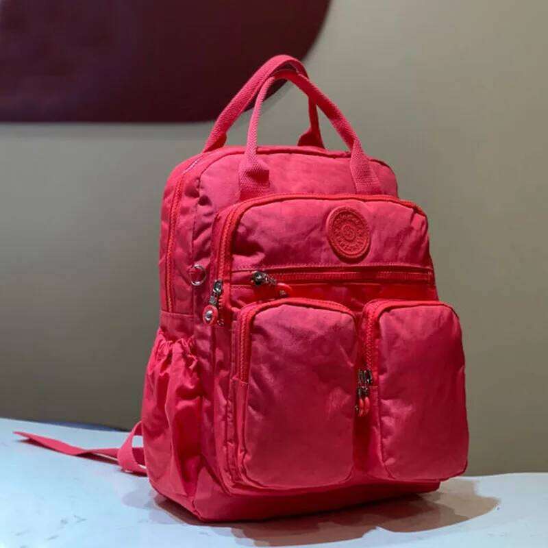Classic Casual Korean High Quality Waterproof Women Backpack Travel Backpacks Schoolbag for Girls Solid Color Bookbag Z260202
