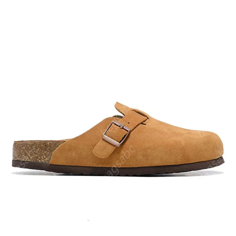 Brikenstock Free Shipping Designer Sandals Women Men Clogs Bitkenstocks Slides Suede Leather Fur Slider Clog Shoes Buckle Strap Slippers E3F