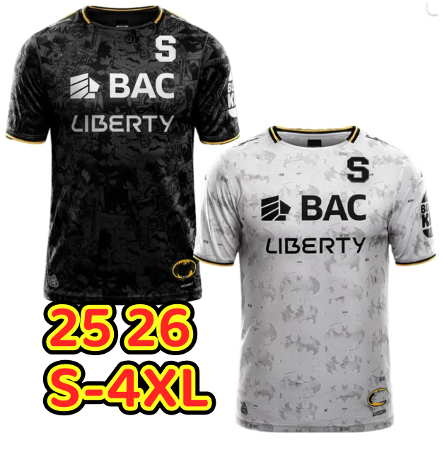 2025 2026 Deportivo Saprissa Batman Soccer Jerseys W.MADRIGAL N.DELGADILLO J.BRENES G.HERRERA MARIANO WASTON SINCLAIR D.GUZMAN 25 26 shirt football kit Saprissa