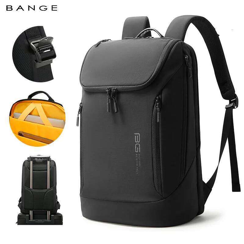 BANGE Hot Sell New Arrival Soft Lightweight Waterproof Men Casual Laptop Backpack Z260204