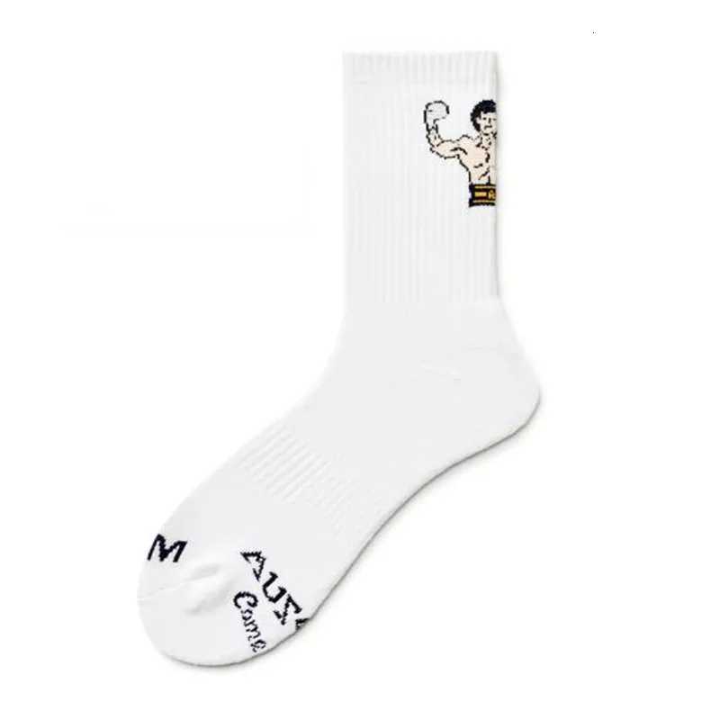Men Socks Calcetines Cartoon Calcetines Hombre Kobieta Skarpety Crew Ankle Socks Personality Sport Basketball Mens Socks Y260204