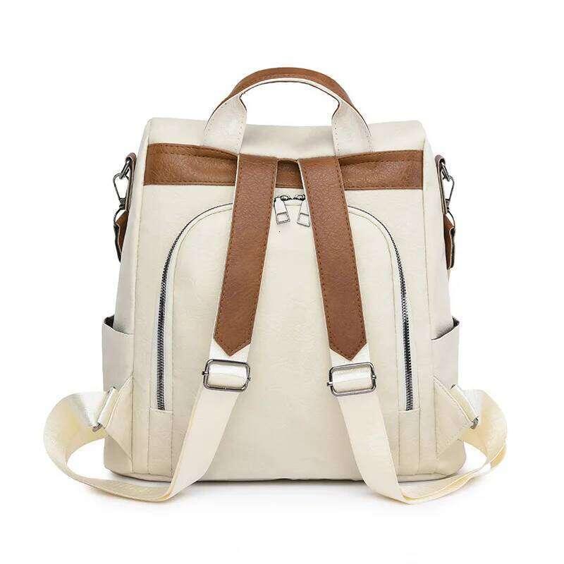 simple leather for women casual travel Anti-theft work woman ipad backpack ladies shoulder bags Z260204