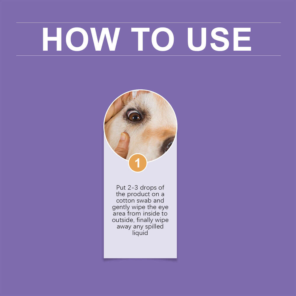 Yegbong Pet-Specific Wash Gentle Cleaning for Pet Cats and Dogs Dirt Moisturizing Eye Care S260203