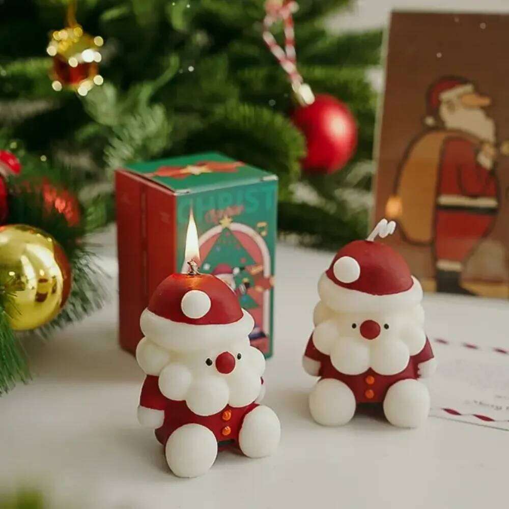 candles - decorations, soy wax, burning time 8-12 hours, ideal for holiday celebrations and gifts, Christmas S260204 d71