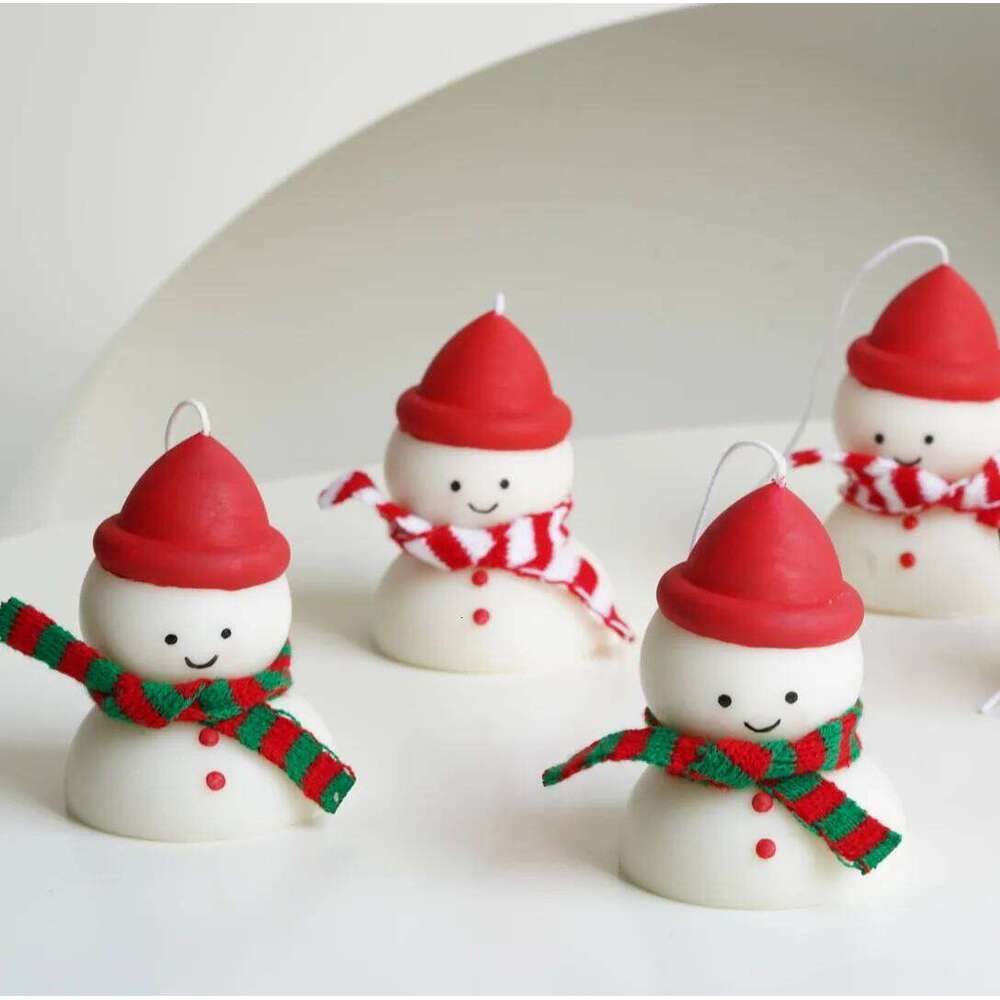 Tree Snowman Candles Wedding Decorative Candle Atmosphere Decoration Birthday Party Christmas Supplies 2025 New Year S260204
