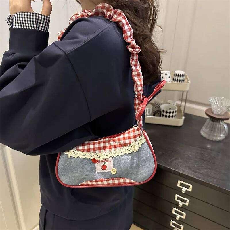 Fashionable Casual Hand-held Versatile Commuting Tote Large Capacity Student School Bag, Single Shoulder Underarm Bag C260204