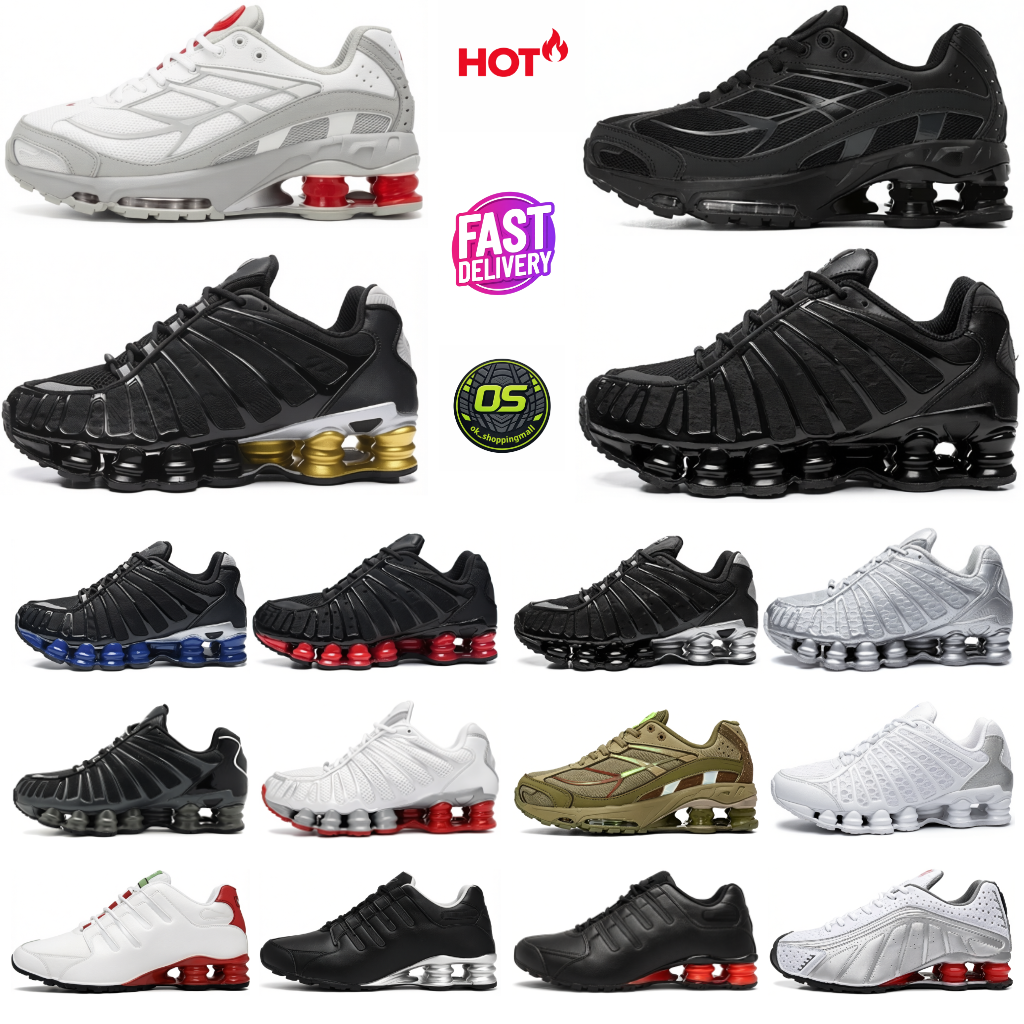 Men Women Shox tl Running Shoes Designer Sneakers Mens Trainers White Black Gold Grey Breathable Athletic Outdoor Sports Sneaker Fashion Runner Size 3
