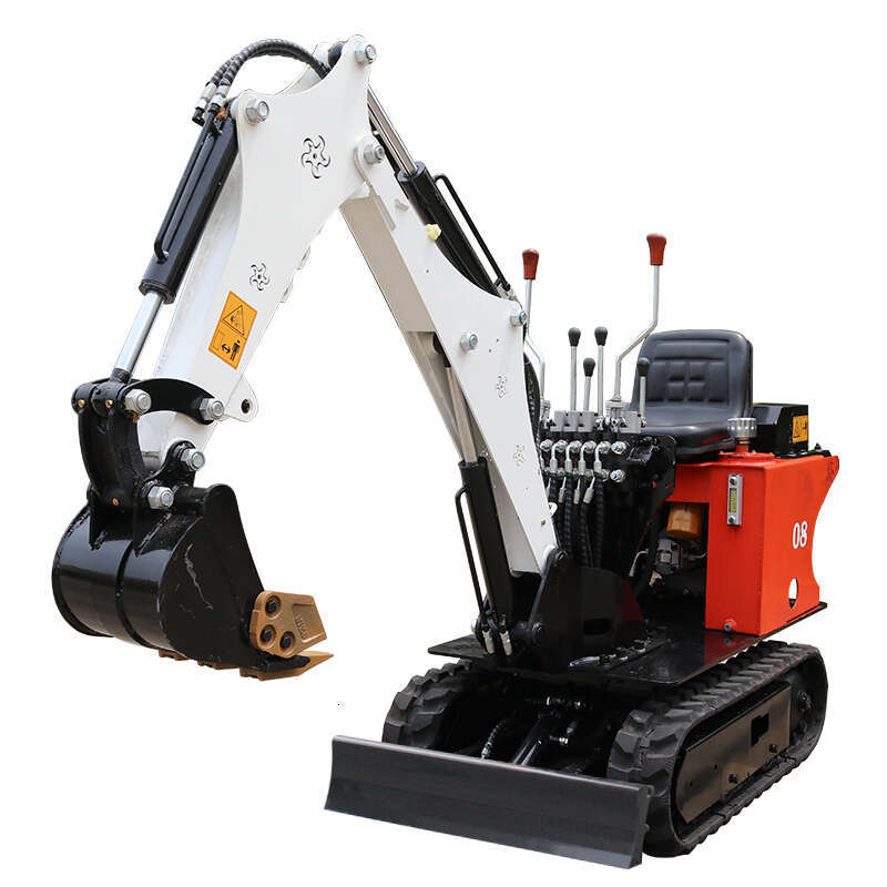 Micro Crawler Mini Excavator 0.8 Ton with Expandable Tracks for Interior Demolition Versatile Small Digger for Basement Excavation Project