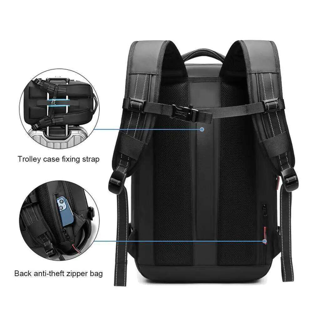 Travel Vacuum Compression Business Large Capacity School Expand Outdoor Hiking Backpack Z260204