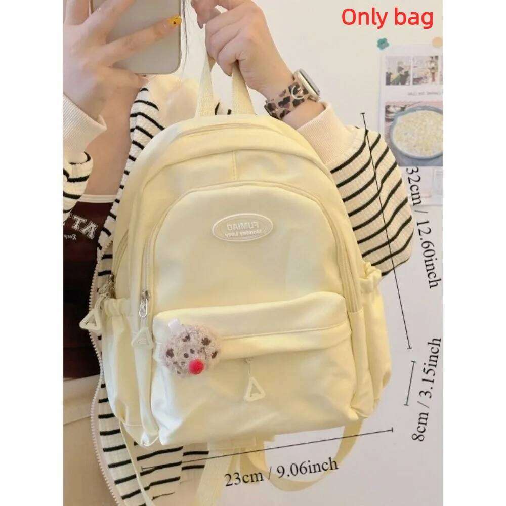 Korean Student School Bags For Teenage Girls Cute Women's Backpack Brand Book Pack Nylon Rucksack Z260202